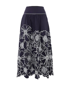 Dames rok blauw