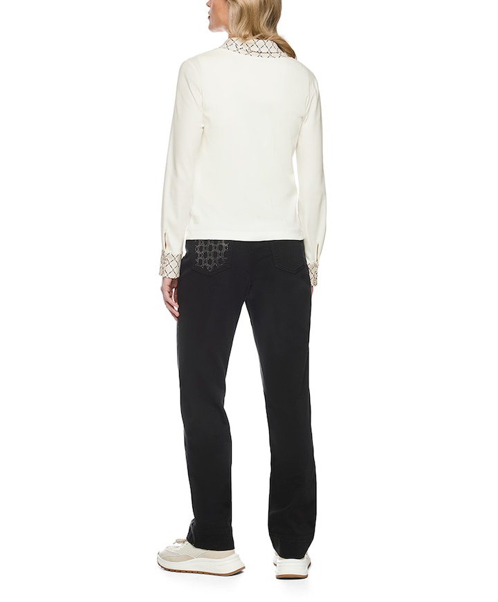 Dames vest ecru