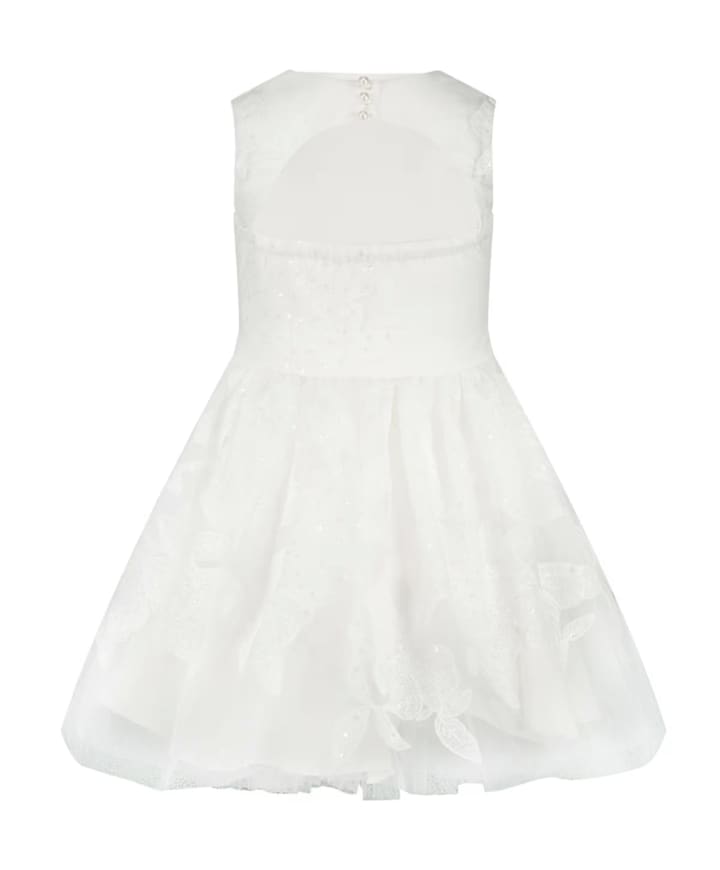 Meisjes jurk ecru