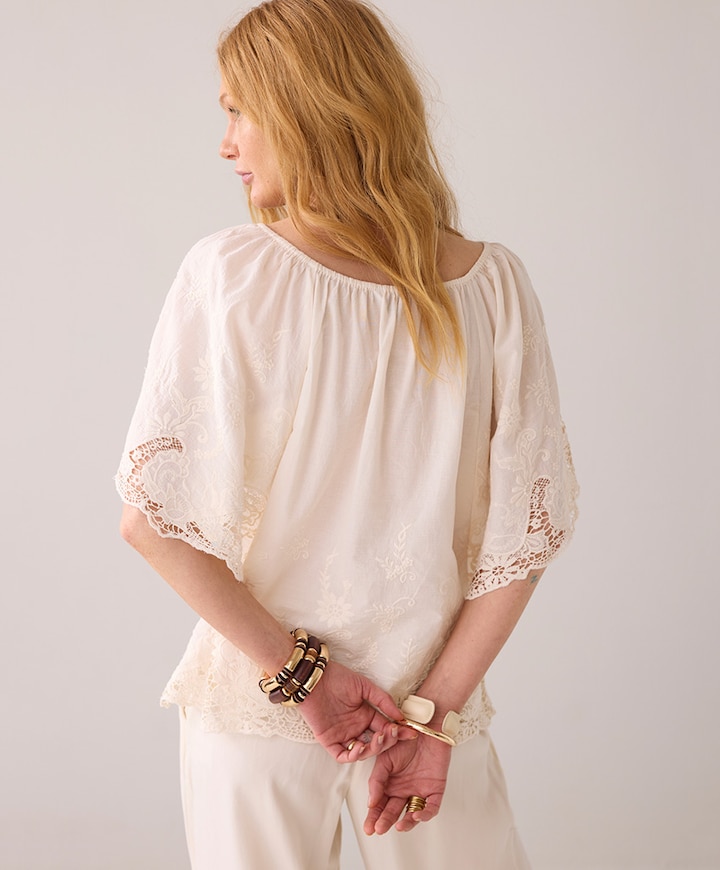 Blouse ecru