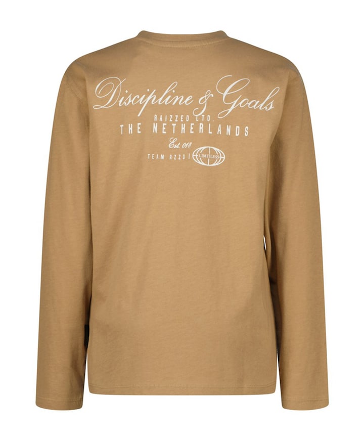Jongens longsleeve beige