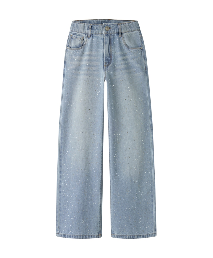 NKFBELLA WIDE RHINE 6608-IM meisjes jeans blauw