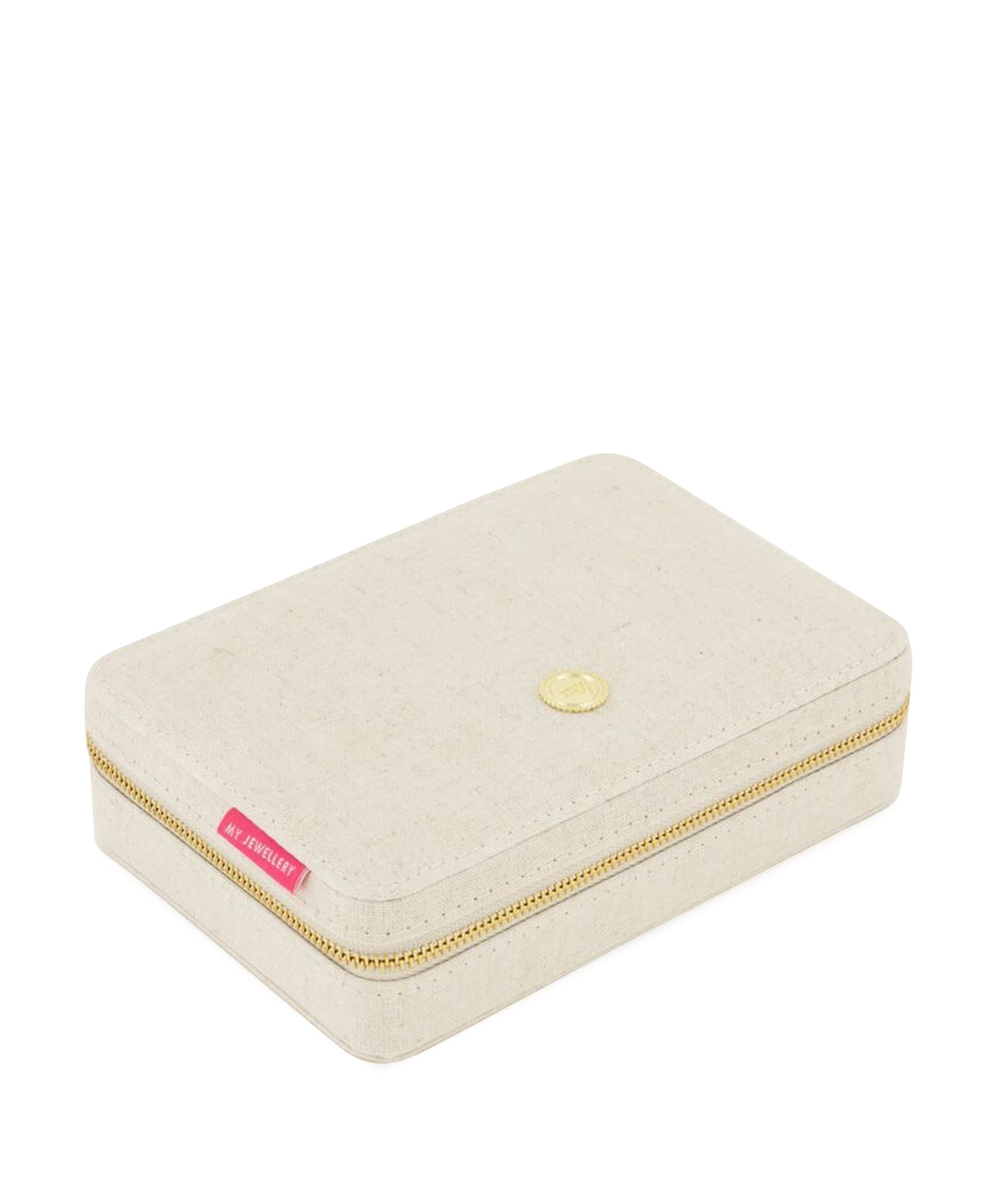 Dames jewellery box beige