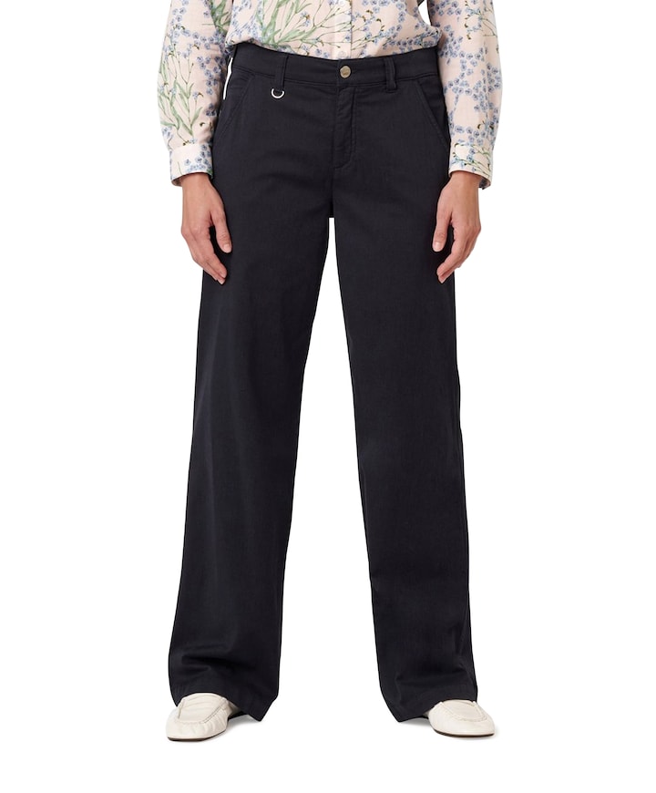 Liv Wide dames broek blauw