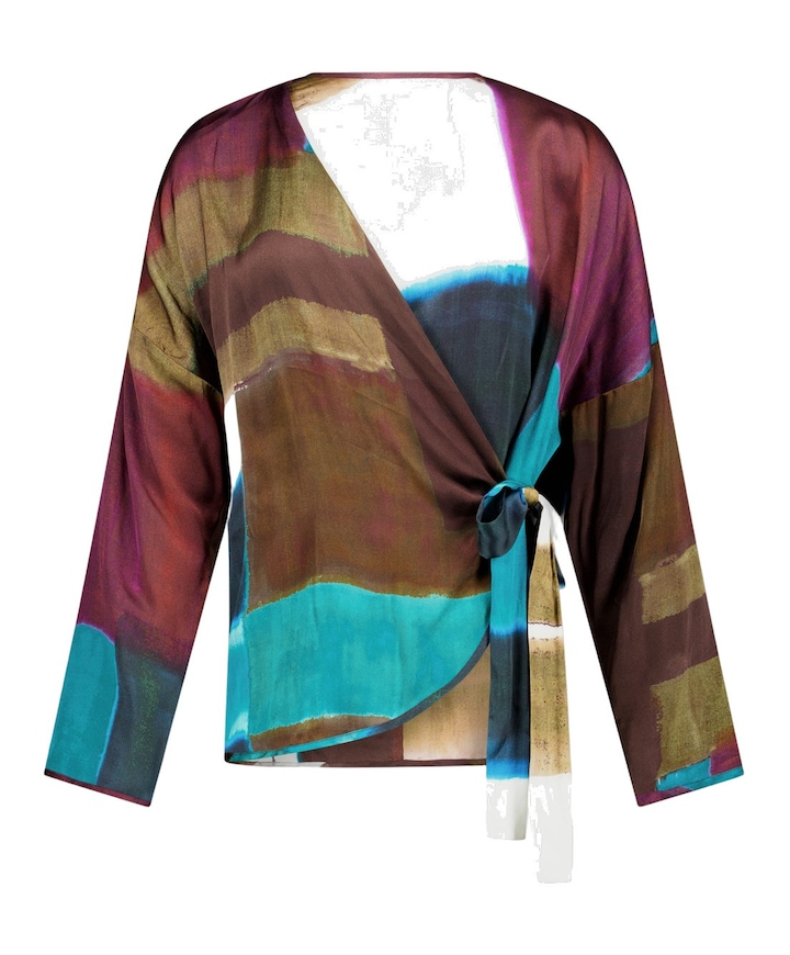 Dames longsleeve multicolor