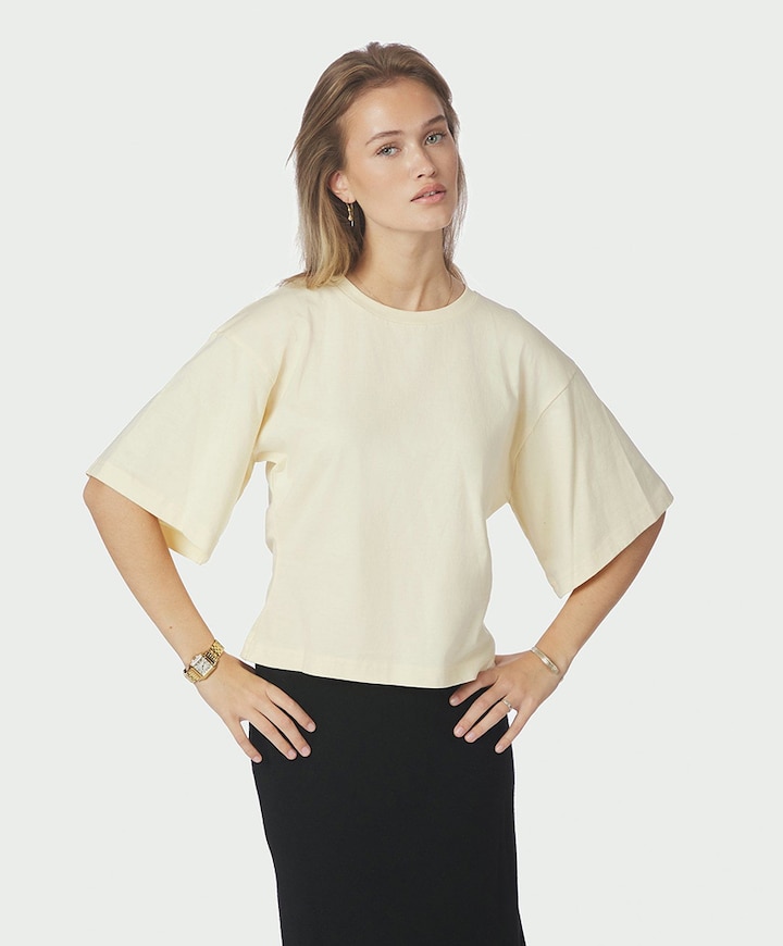 Dames T-shirt geel