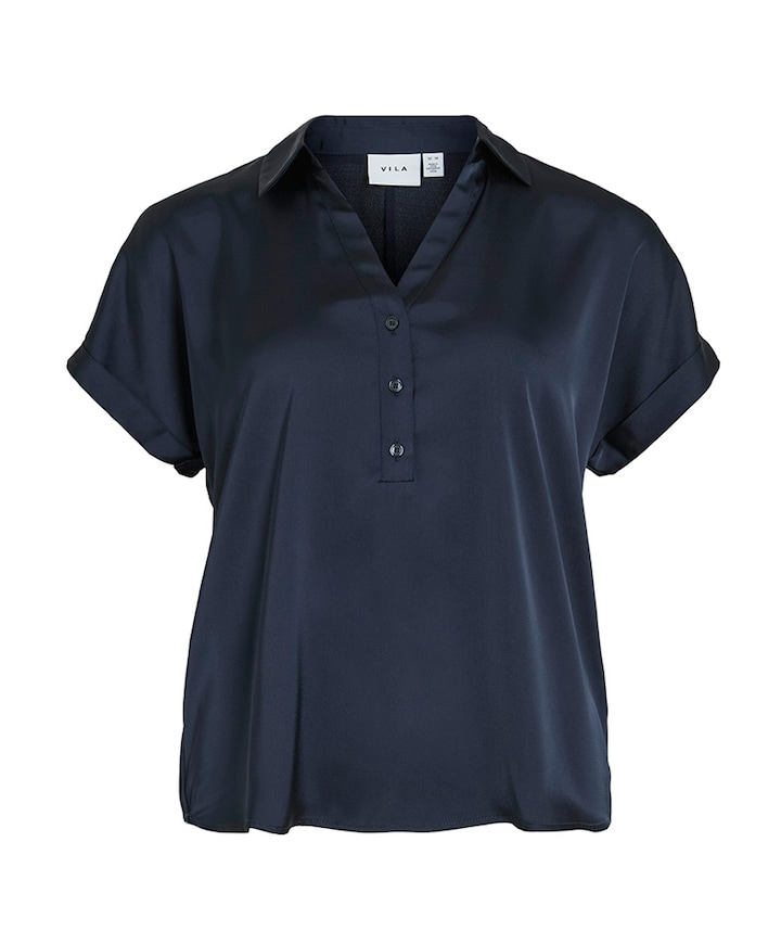 Dames blouse blauw