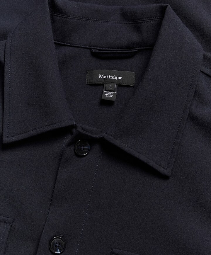 Heren overhemd lange mouw blauw