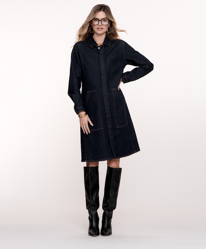 Dames spijkerjas  blauw