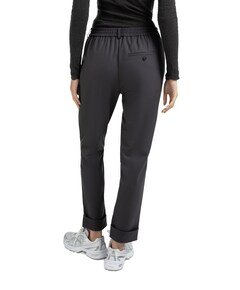 Elastic waist broek zwart