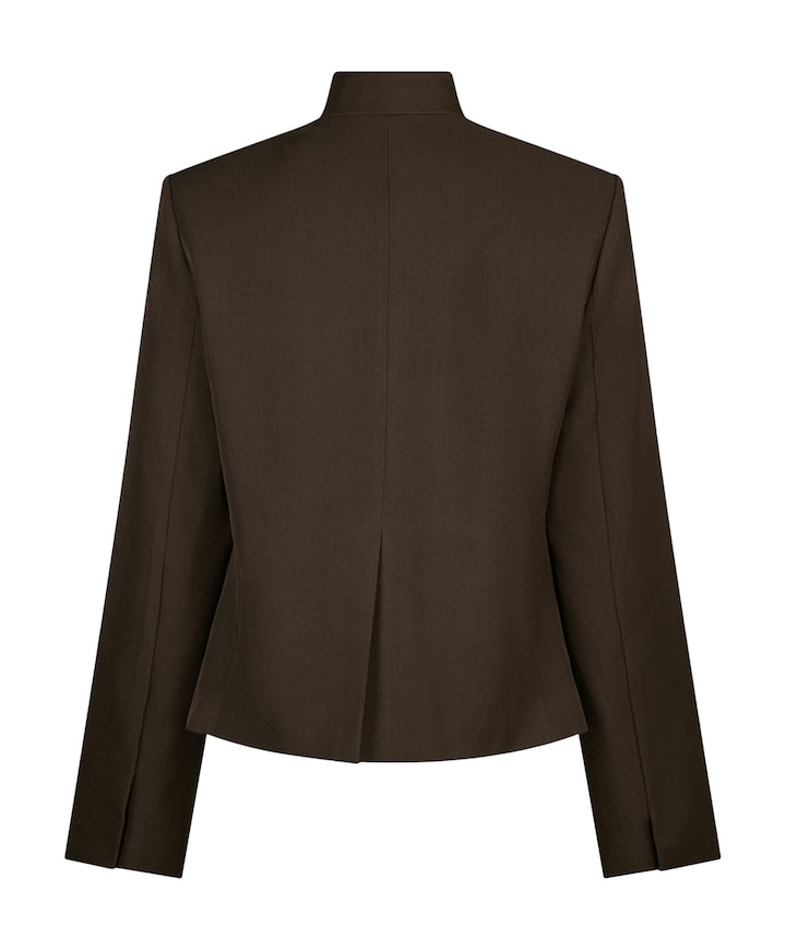 Dames blazer bruin