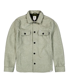 Heren overshirt blauw