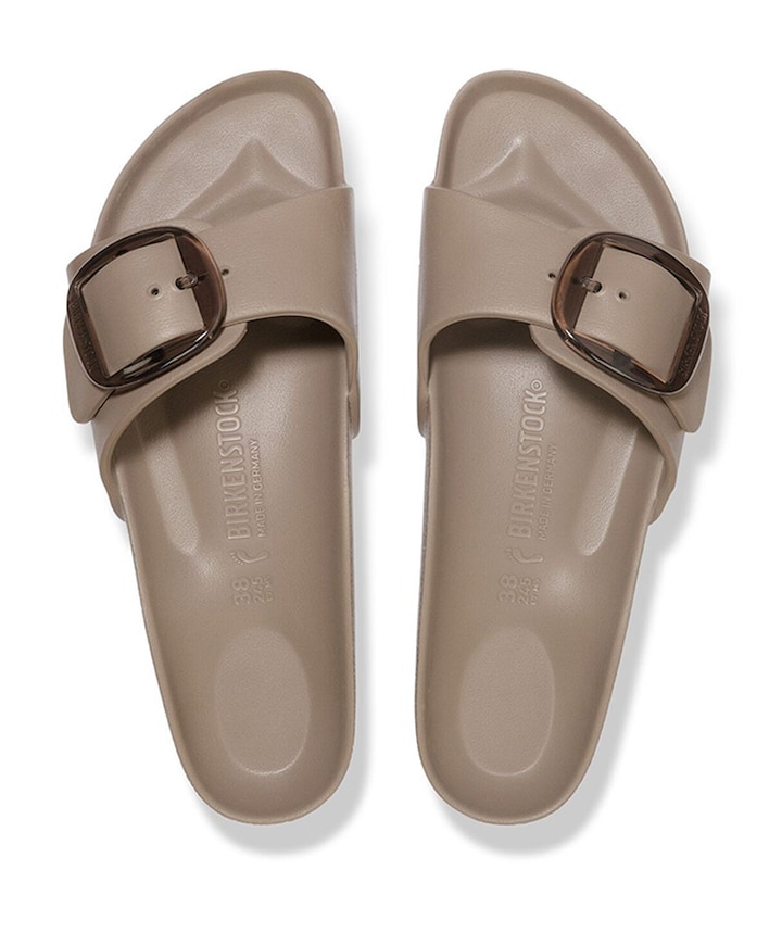 Madrid Big Buckle EVA Women dames badslipper beige