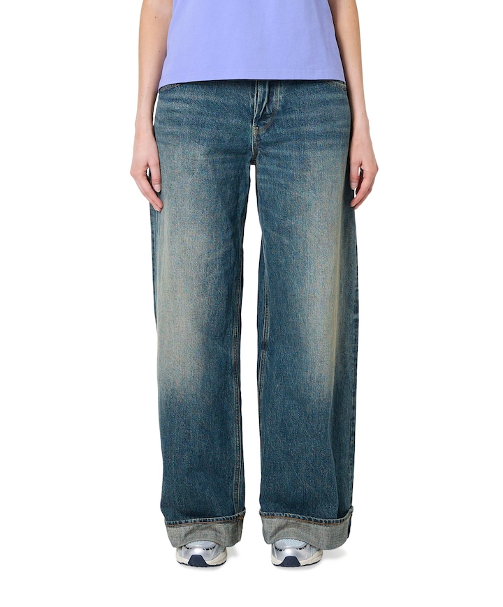 Roxx Wide Wmn dames jeans blauw