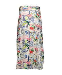 Dames rok multicolor
