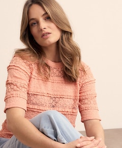 Dames T-shirt oranje