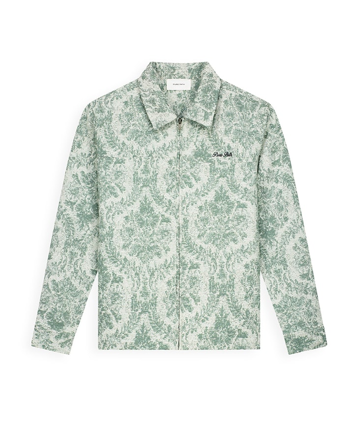 Heren overshirt groen