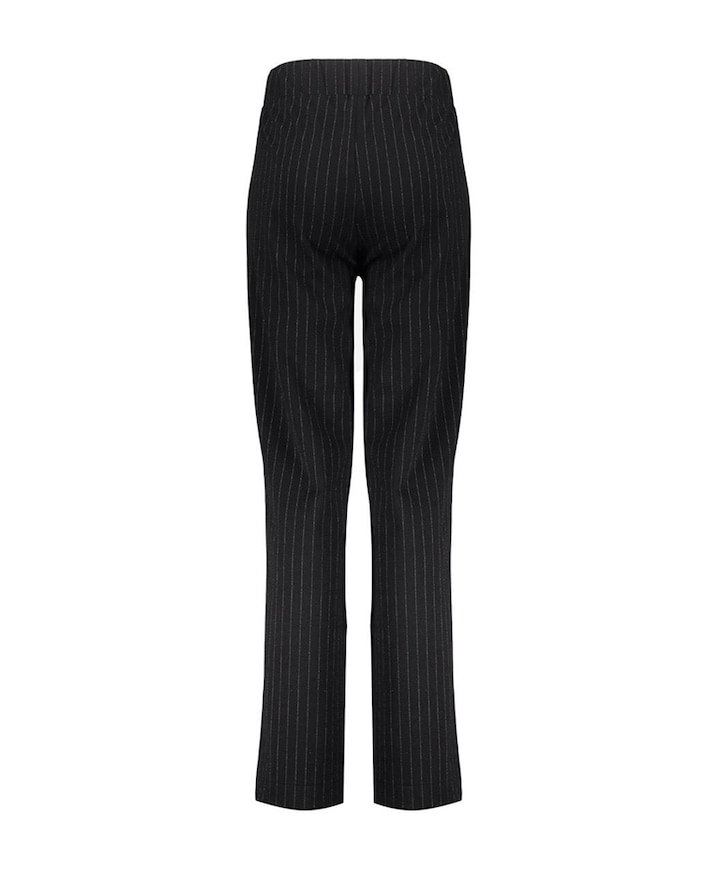 pinstripe pantalon zwart