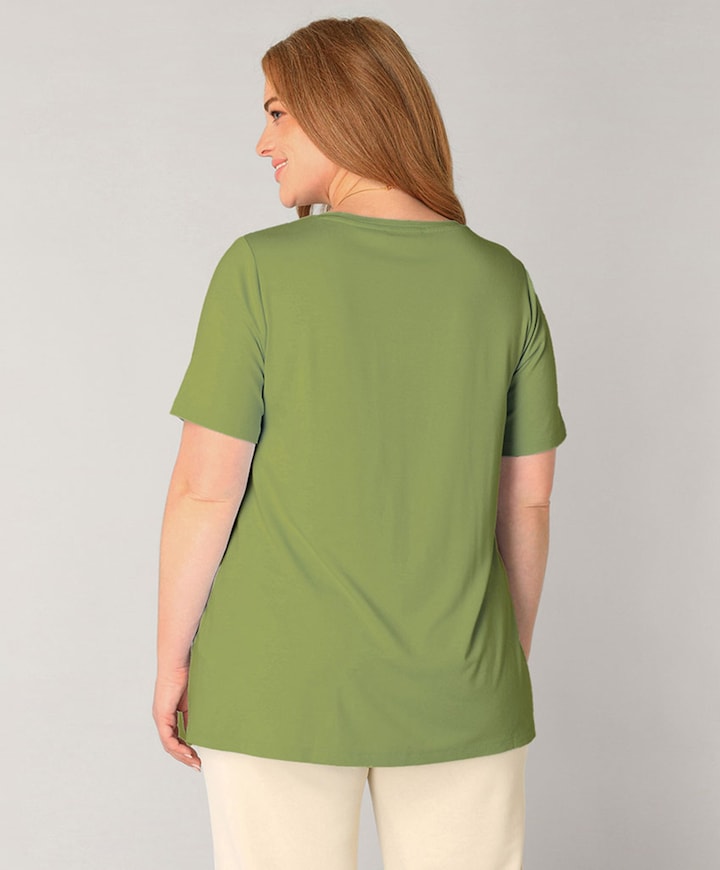 Dames t-shirt groen