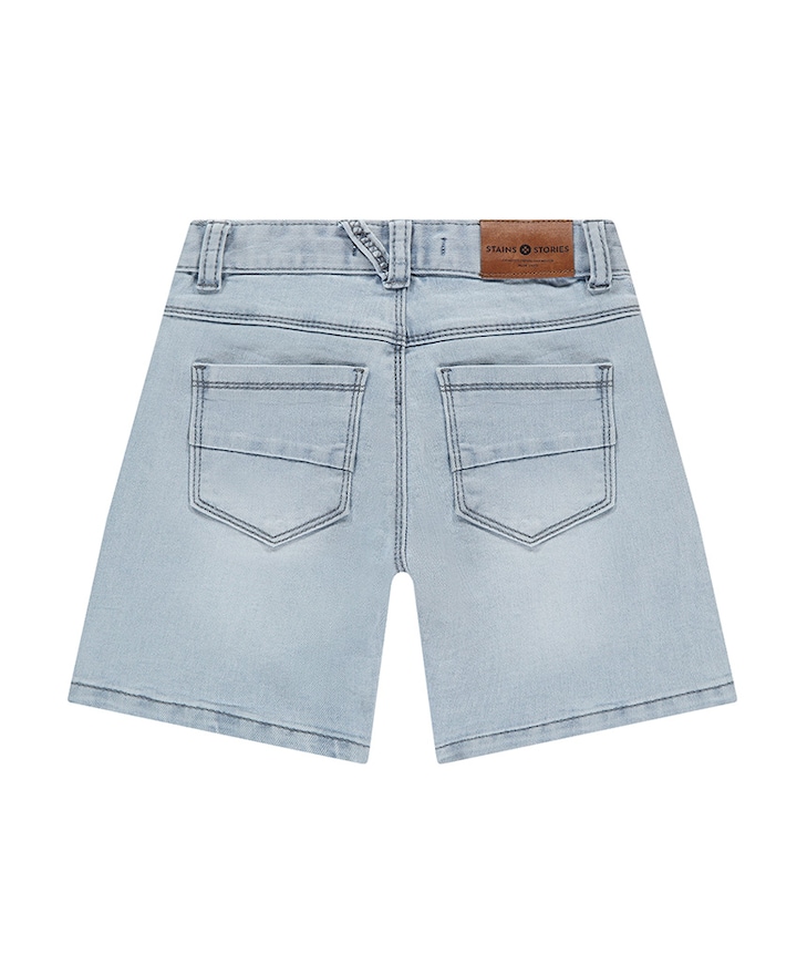 Boys Denim Short jongens korte broek blauw