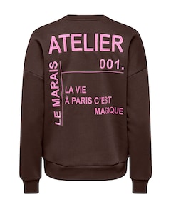 Dames sweater bruin