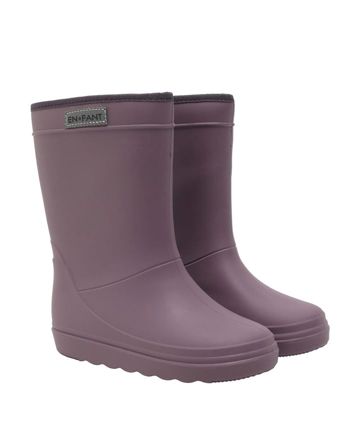 Thermo Boots Solid uniseks regenlaarzen  paars