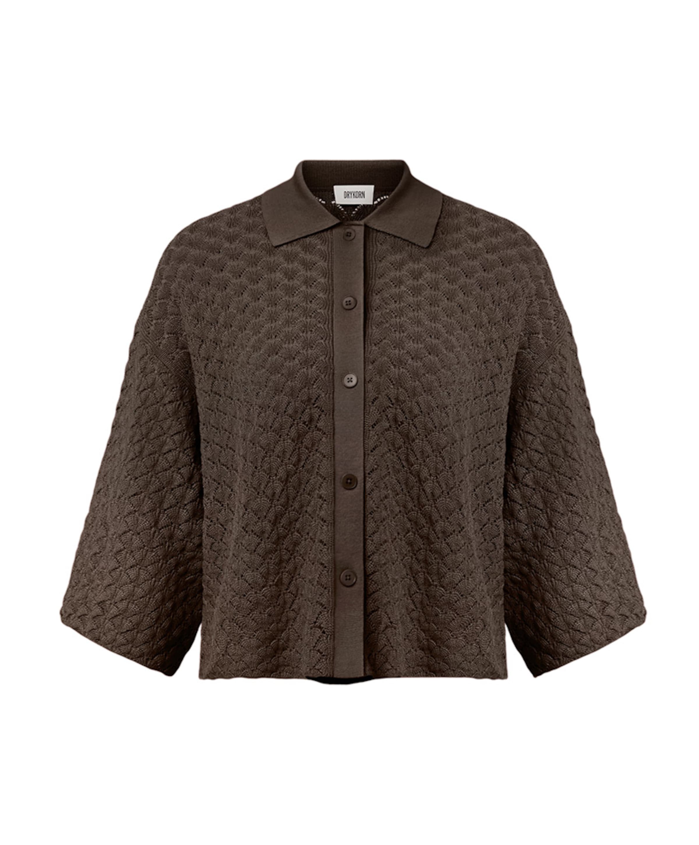 Dames vest bruin
