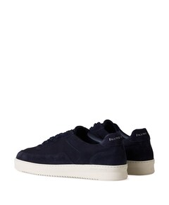 Mondo Suede Grain heren sneakers blauw