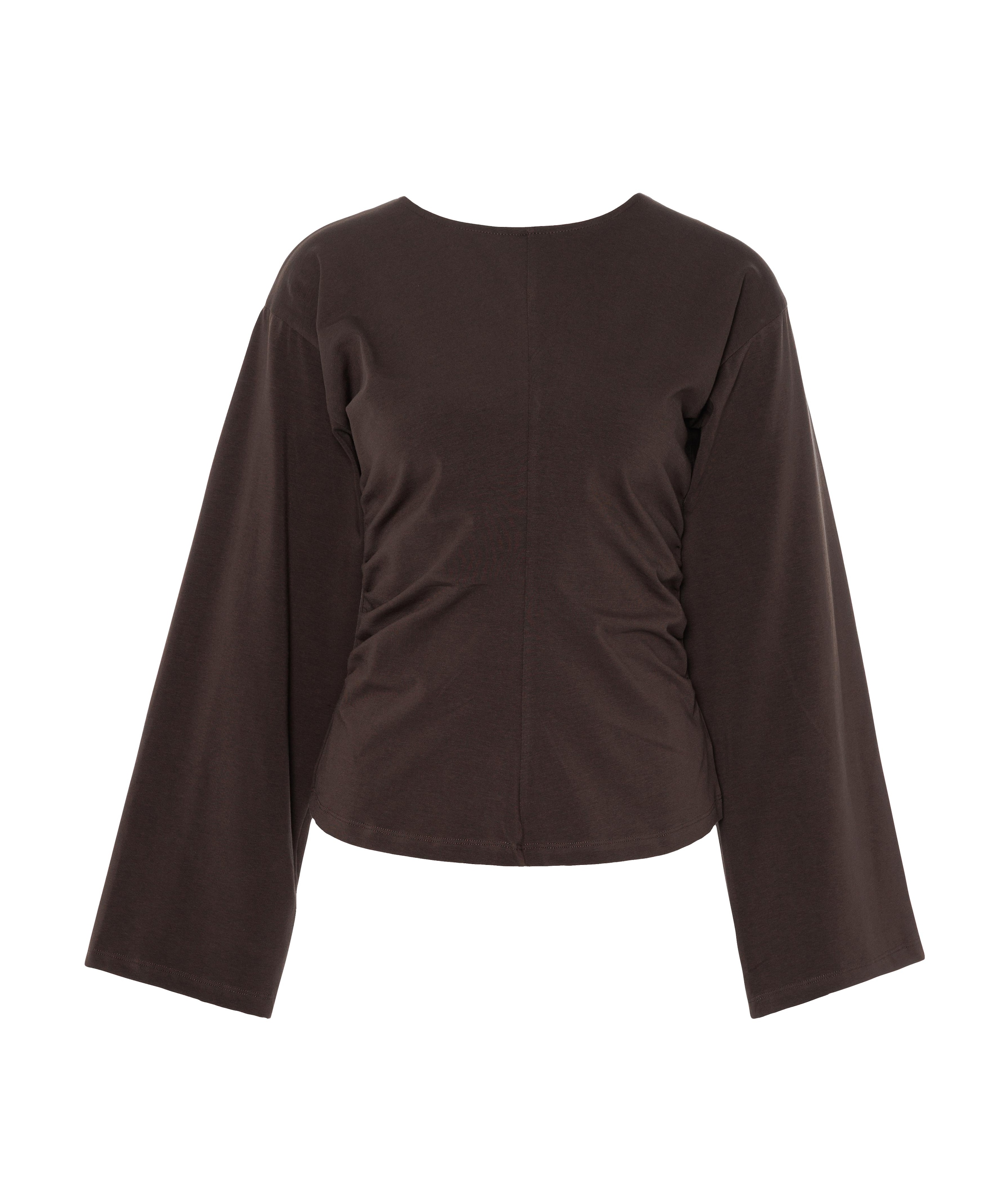 Dames longsleeve bruin