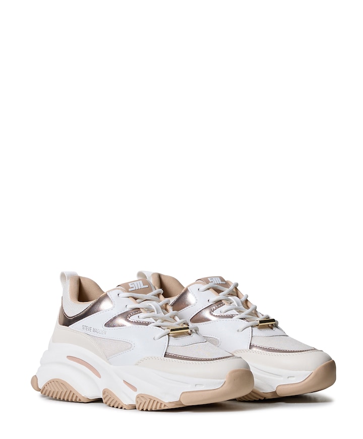 Progressive dames sneakers beige