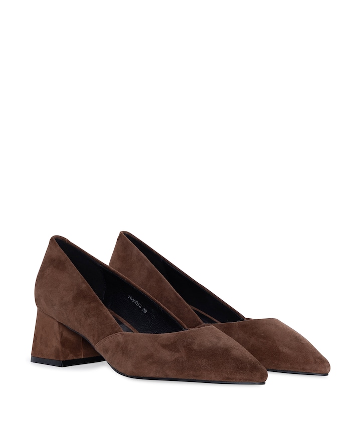 Domelia dames pumps bruin