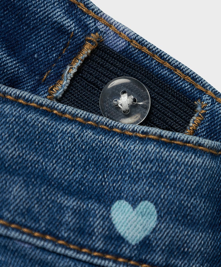 NMFBELLA MOM SHAPED 3555-ON F jeans blauw
