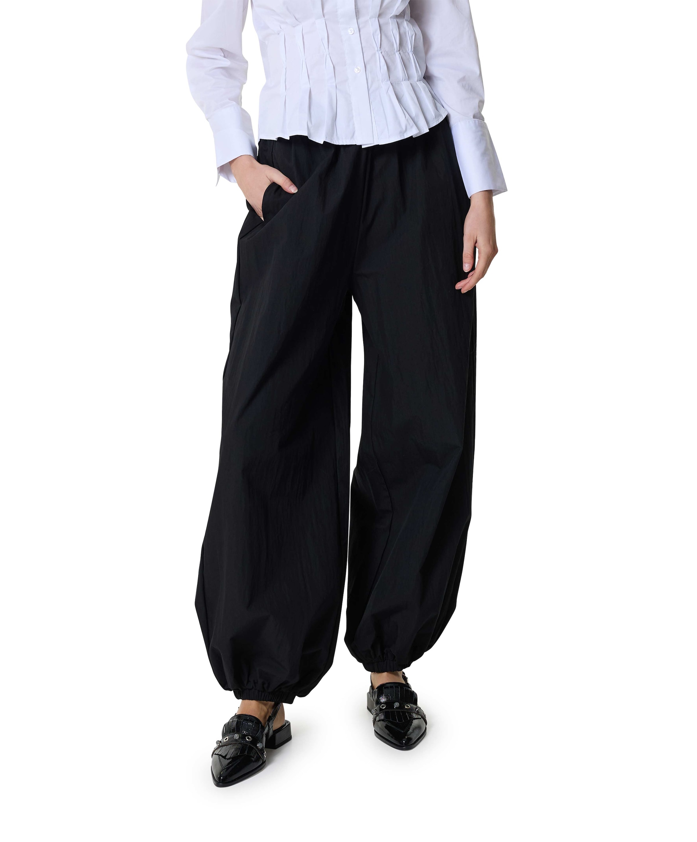 AcasiaCC Balloon LL Pant dames broek zwart