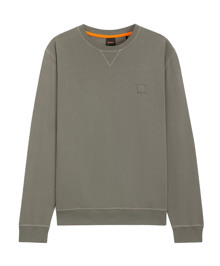 Heren sweater zilver