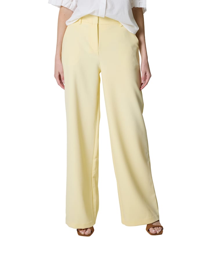 Dames broek geel
