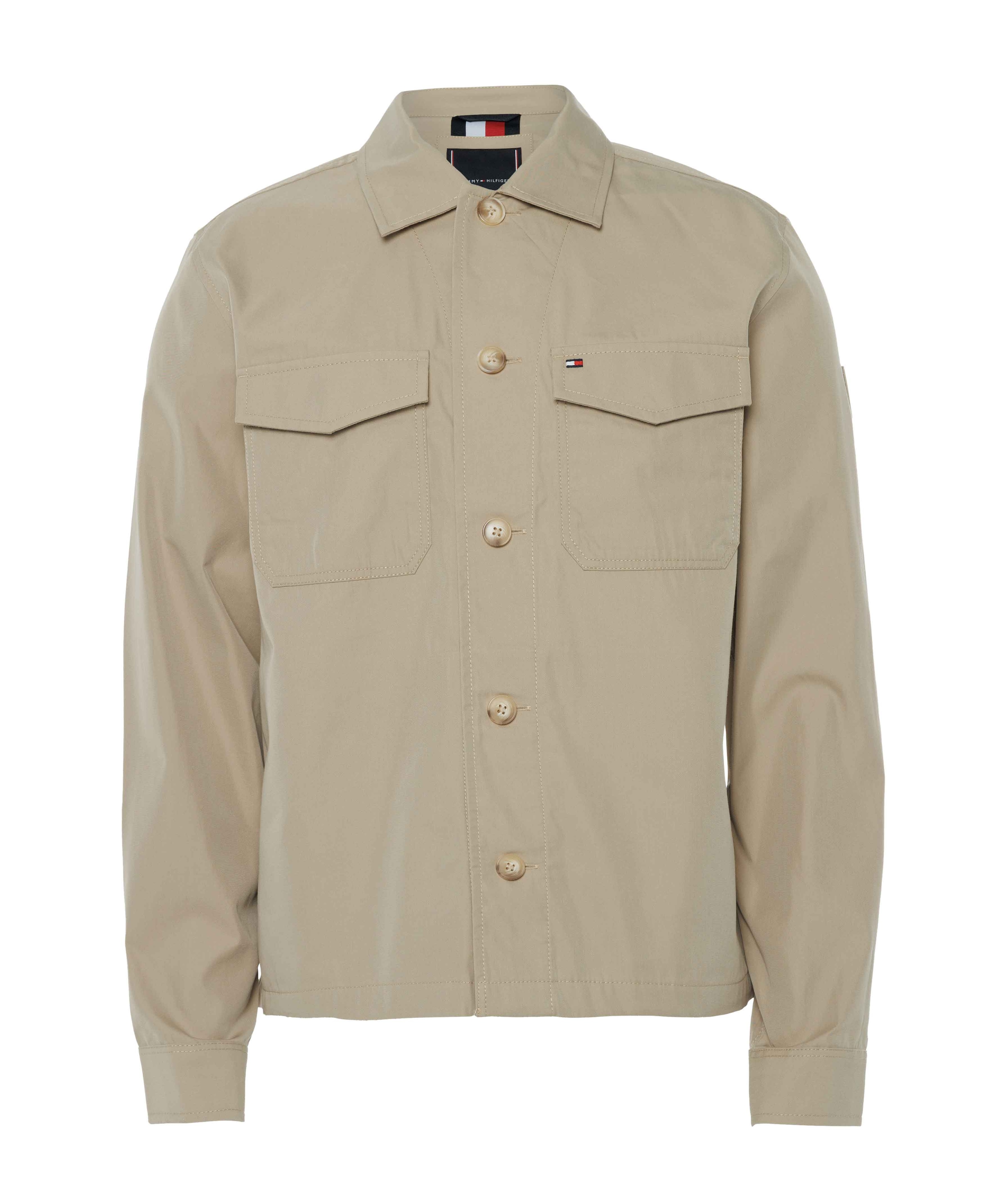 Heren overshirt beige