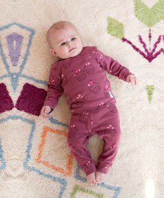 Meisjes pyjamaset paars
