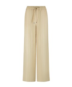 Melange Wide-Leg dames broek beige