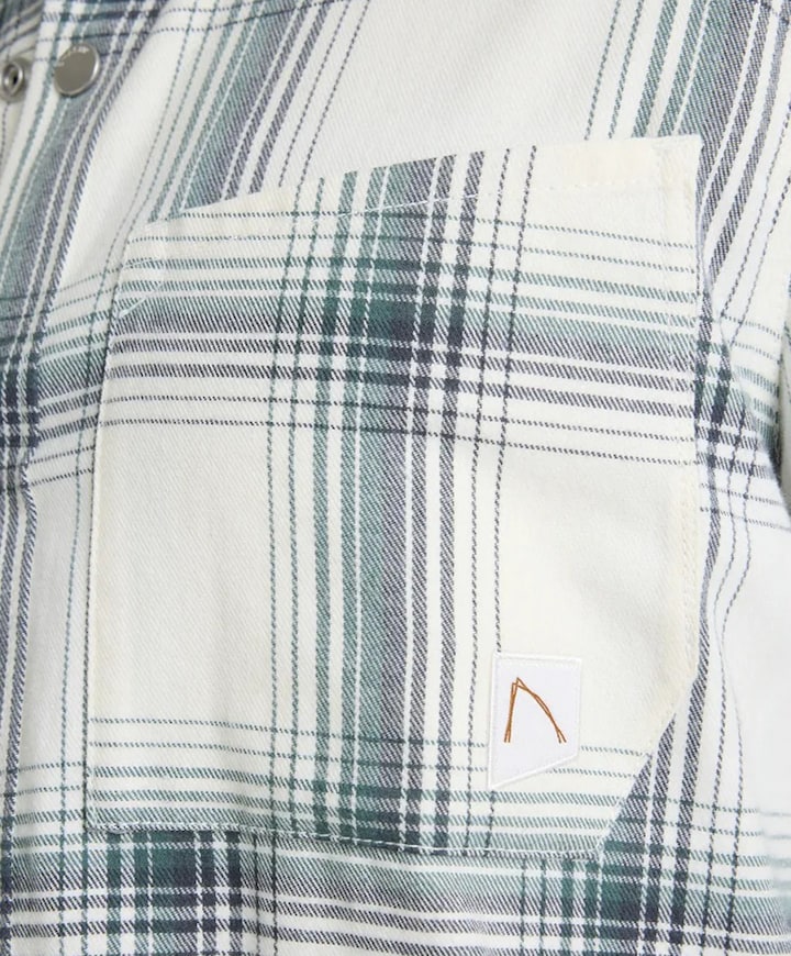 Heren overshirt ecru