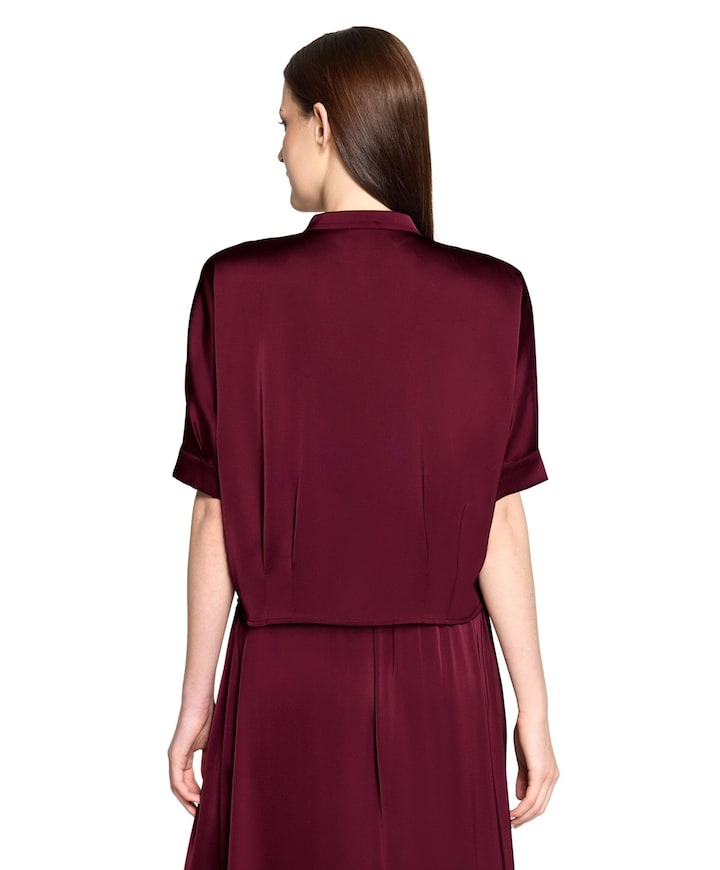 Dames blouse bordeaux