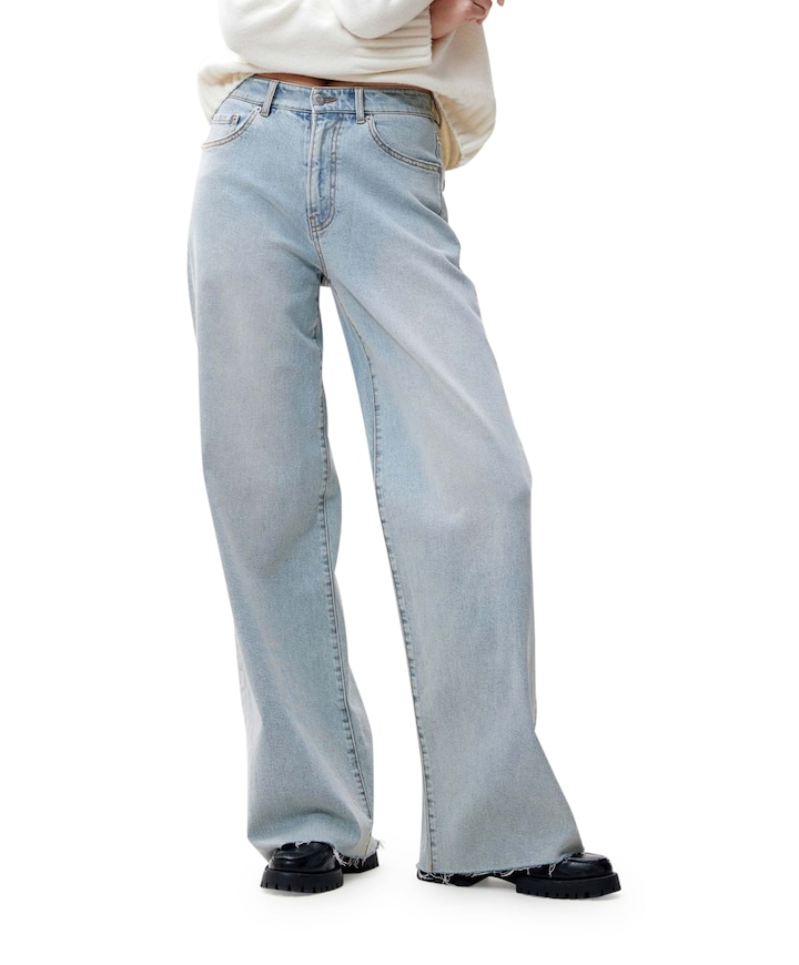 Loose fit jeans dames jeans blauw