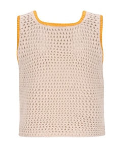 Meisjes top ecru