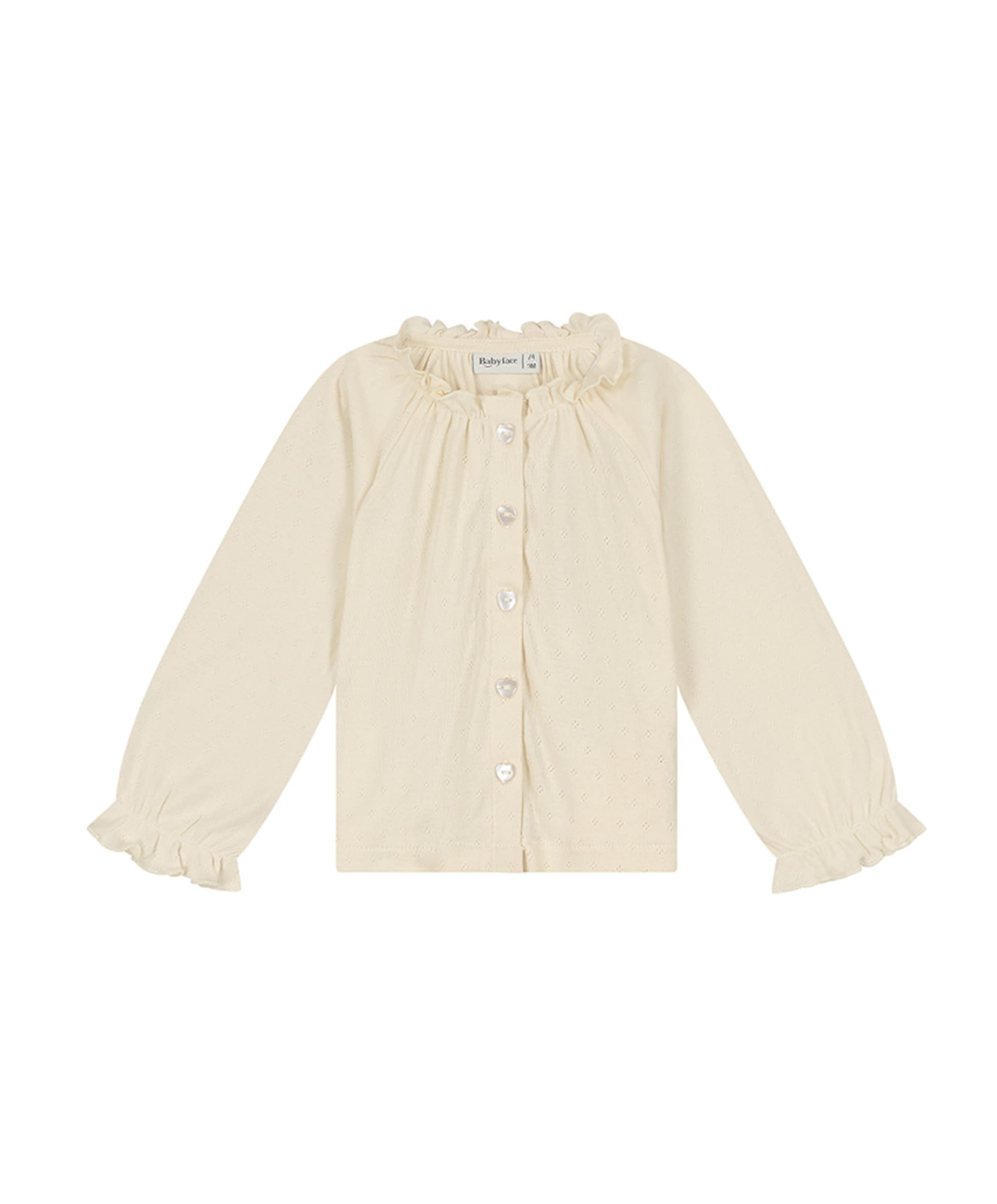 Meisjes blouse ecru