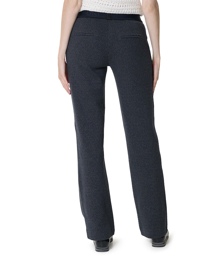 Jenny Wide Leg dames broek blauw