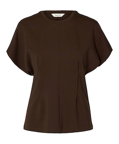 Dames T-shirt bruin