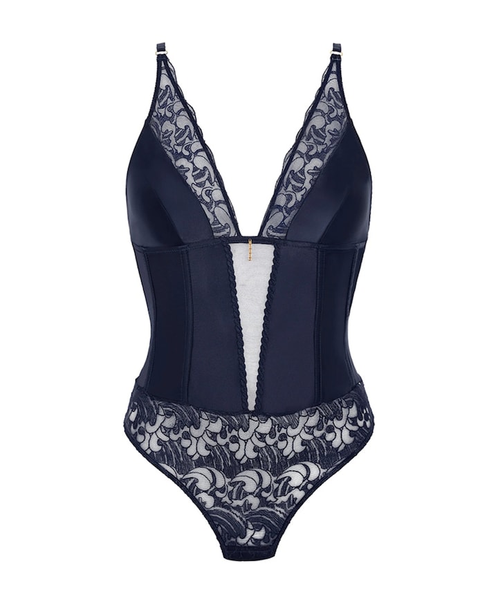 Dames body blauw