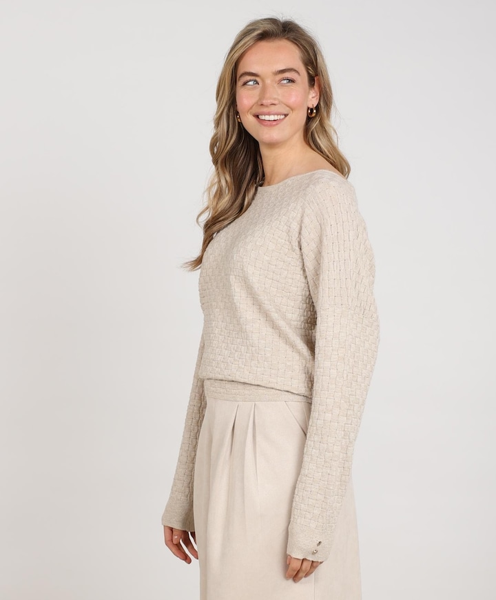 Dames trui beige