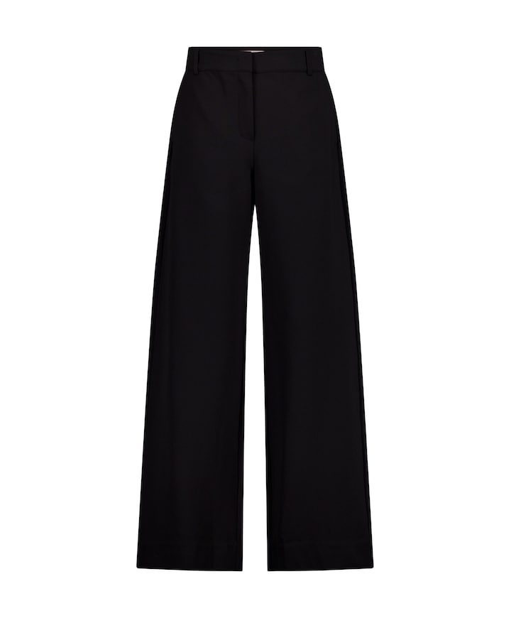 Luz twill trousers dames broek zwart