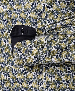 Heren overhemd lange mouw groen