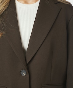 Dames blazer bruin